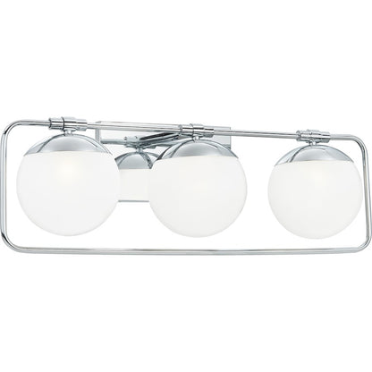 Bathroom Vanity Light, Polished Chrome