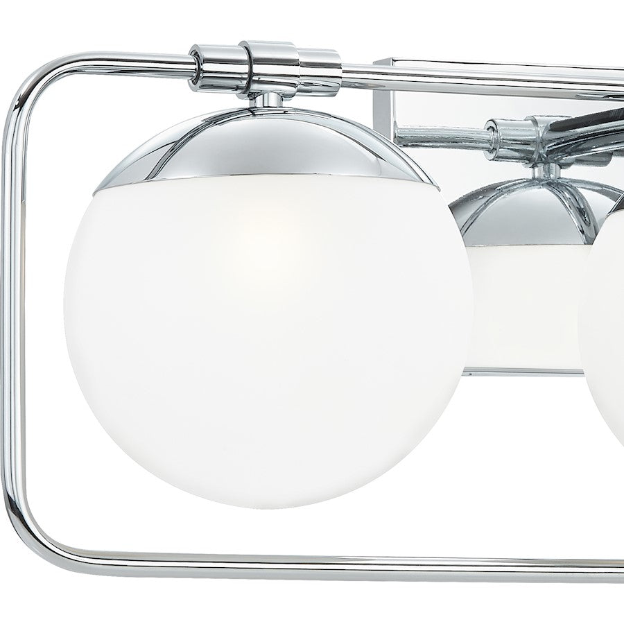 Bathroom Vanity Light, Polished Chrome