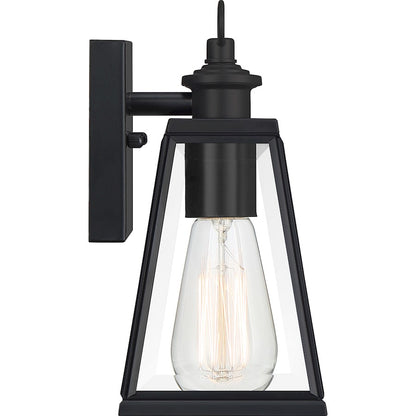Quoizel Paxton 1 Light 4" Outdoor Lantern, Matte Black