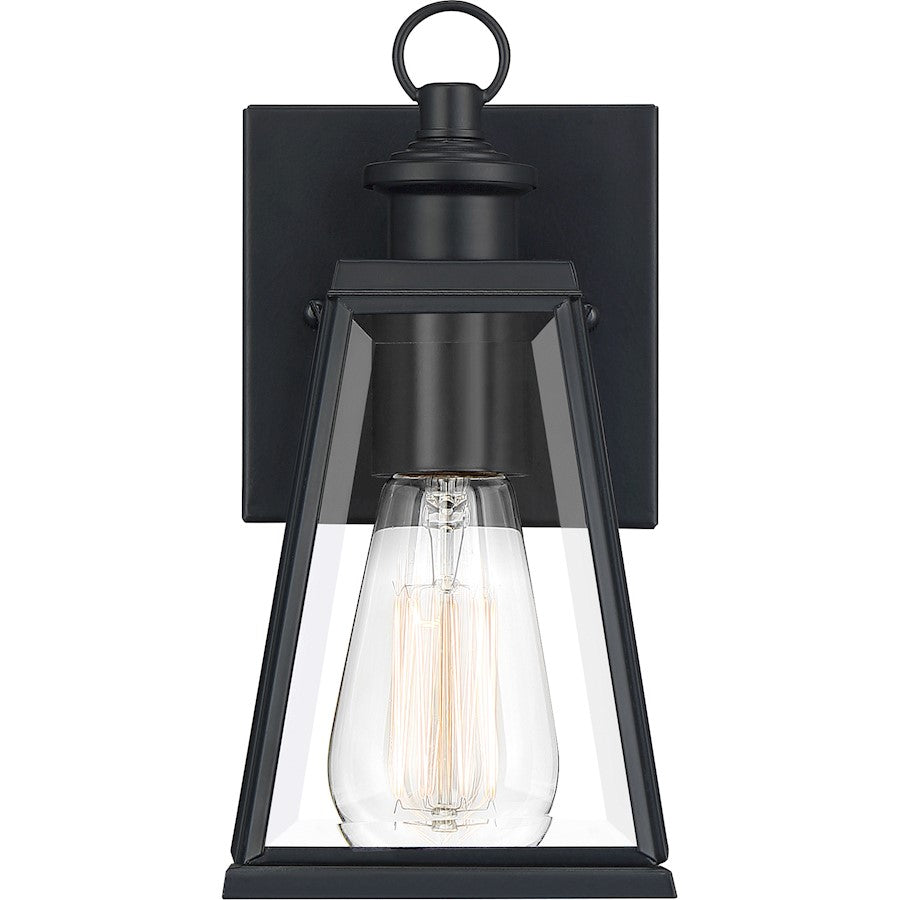 Quoizel Paxton 1 Light 4" Outdoor Lantern, Matte Black