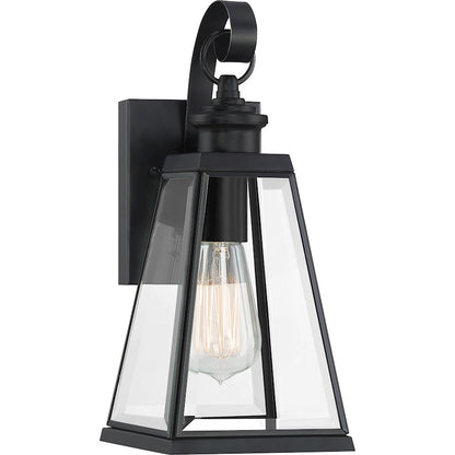 Quoizel Paxton 1 Light 5" Outdoor Lantern, Matte Black