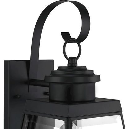 Quoizel Paxton 1 Light 5" Outdoor Lantern, Matte Black