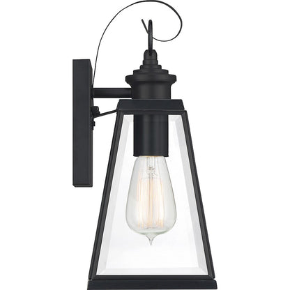 Quoizel Paxton 1 Light 5" Outdoor Lantern, Matte Black