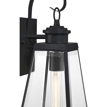 Quoizel Paxton Outdoor Lantern, Matte Black