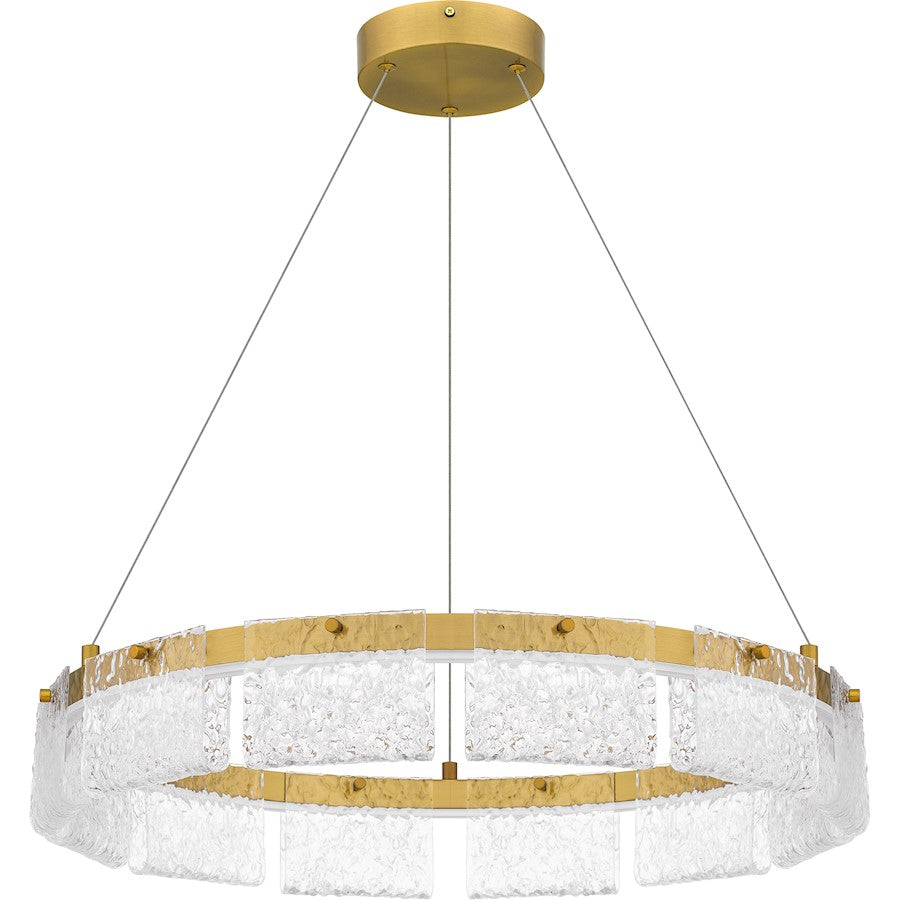Integrated LED Pendant, Gold