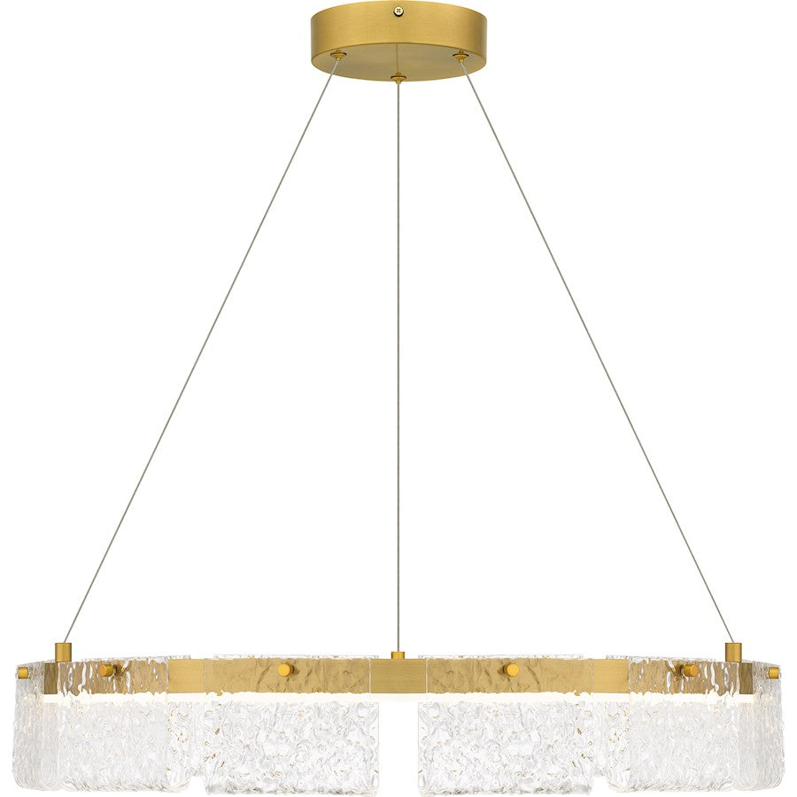 Integrated LED Pendant, Gold