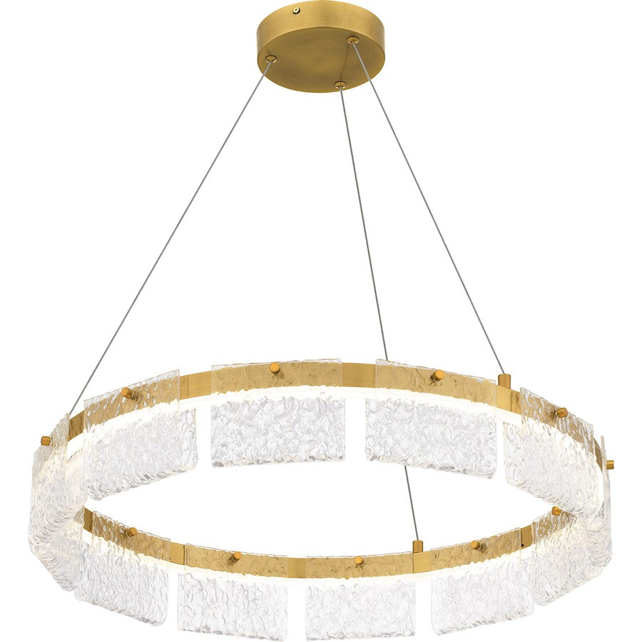 Integrated LED Pendant, Gold