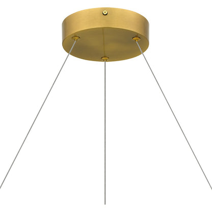 Integrated LED Pendant, Gold