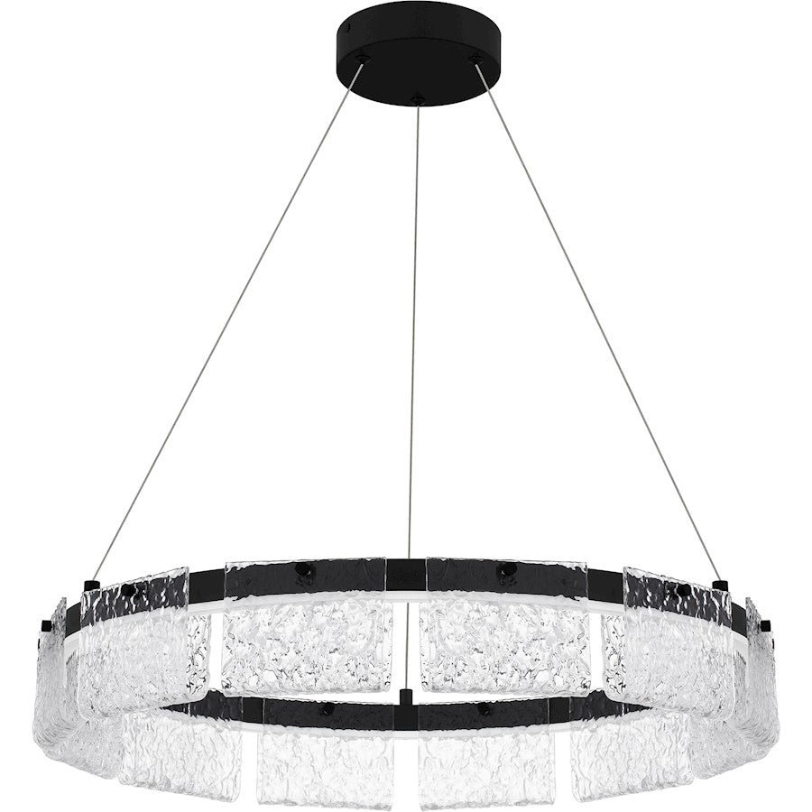 Integrated LED Pendant, Black