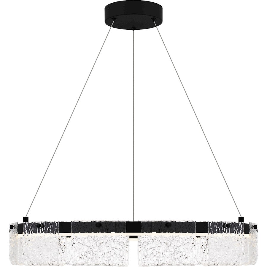 Integrated LED Pendant, Black