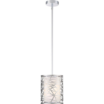1 Light Mini Pendant, Polished Chrome