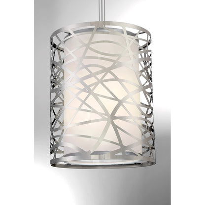 1 Light Mini Pendant, Polished Chrome