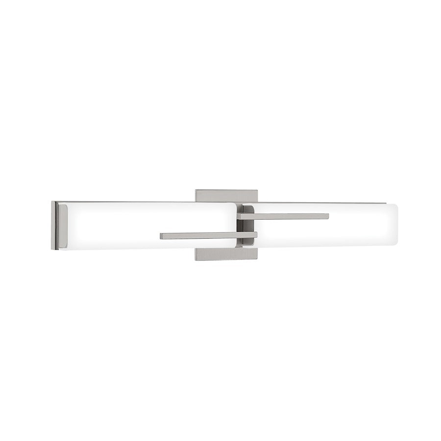 Allison LED Bathroom Vanity Light, Nickel