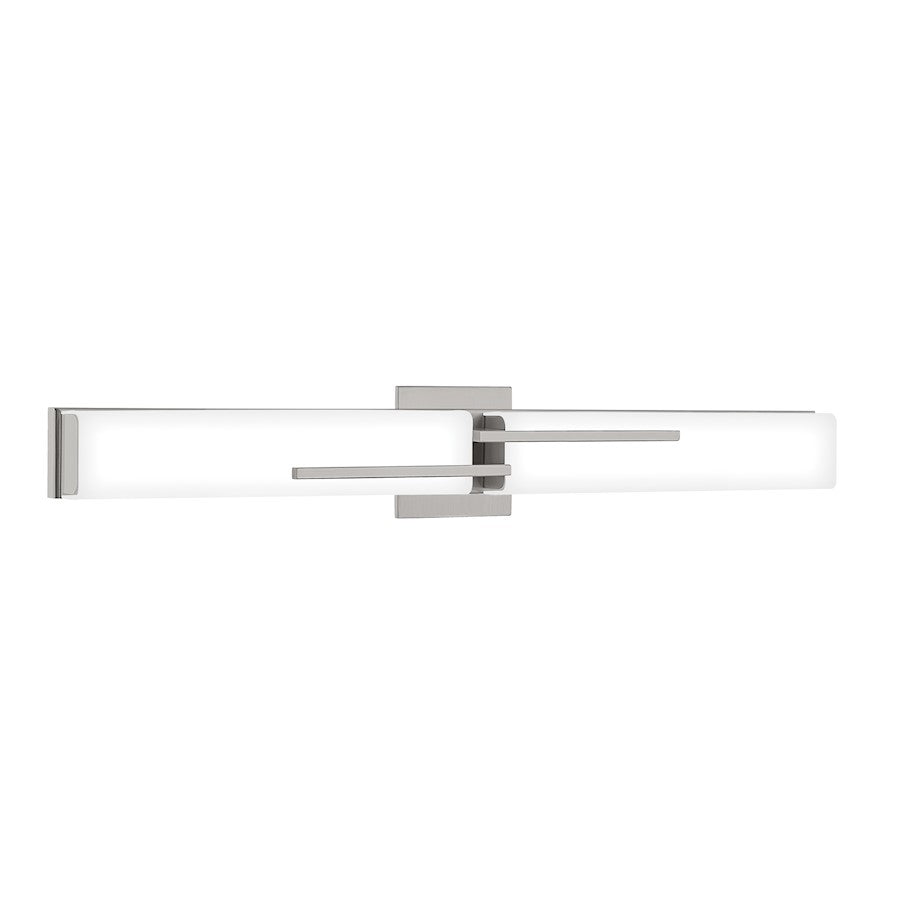 Allison LED Bathroom Vanity Light, Nickel