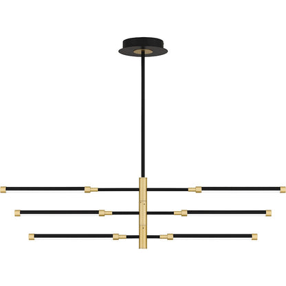 Quoizel Azalea LED Island Light, Matte Black