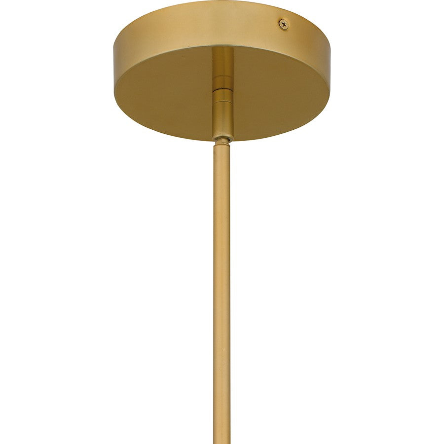 Integrated LED Pendant, Matte Black