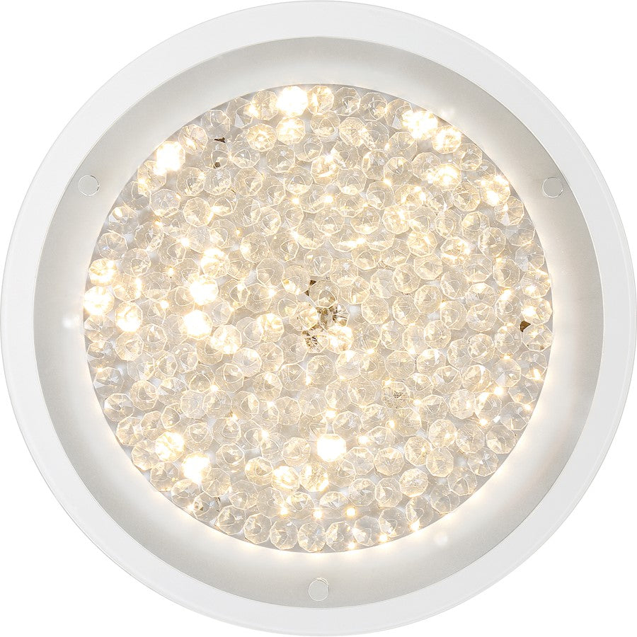 Quoizel Platinum Collection Blaze Flush Mount, 18 Light, Polished Chrome