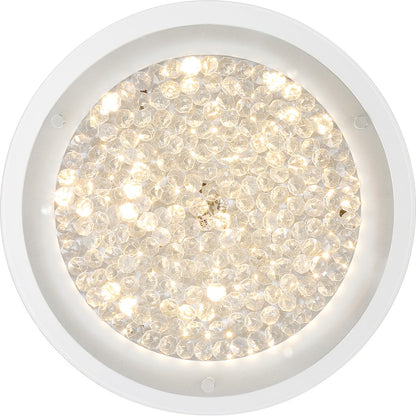 Quoizel Platinum Collection Blaze Flush Mount, 18 Light, Polished Chrome