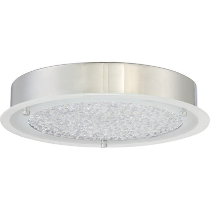 Quoizel Platinum Collection Blaze Flush Mount, 18 Light, Polished Chrome