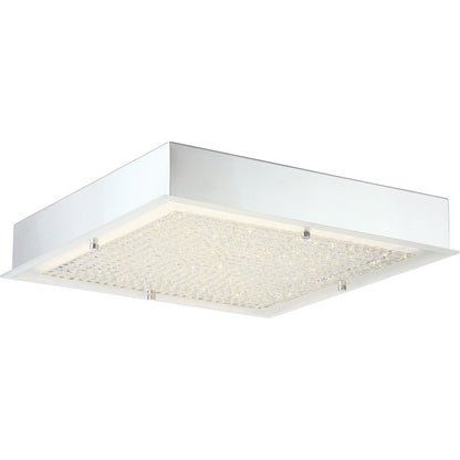 Quoizel Platinum Blaze Light Flush Mount, Medium, Polished Chrome