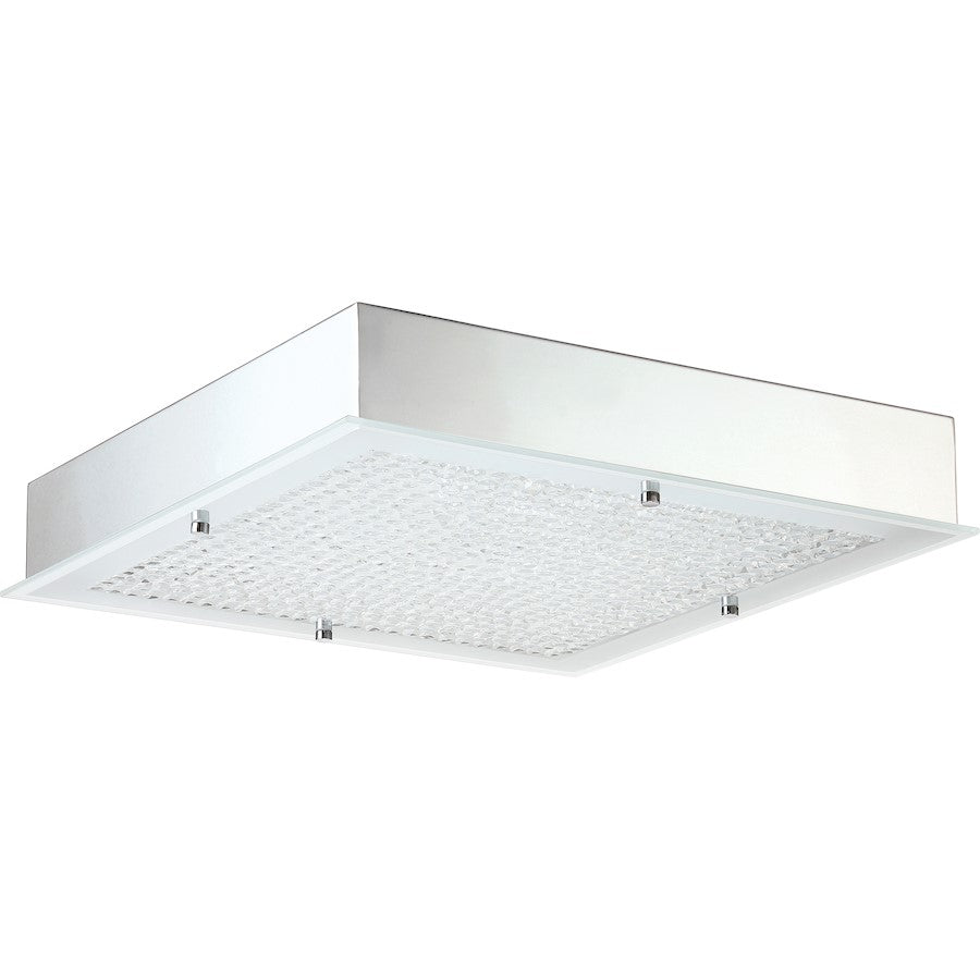 Quoizel Platinum Blaze Light Flush Mount, Medium, Polished Chrome