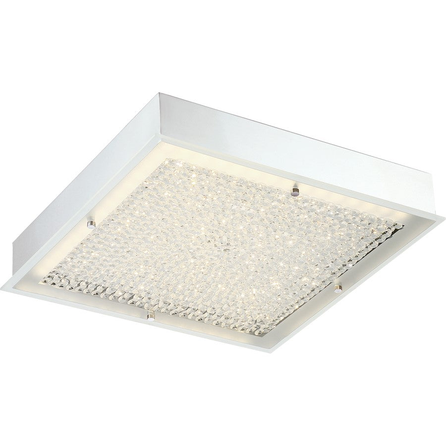 Quoizel Platinum Blaze Light Flush Mount, Medium, Polished Chrome