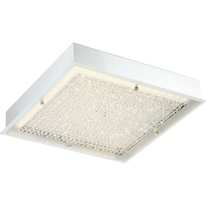 Quoizel Platinum Blaze Light Flush Mount, Medium, Polished Chrome