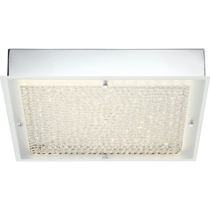 Quoizel Platinum Blaze Light Flush Mount, Medium, Polished Chrome