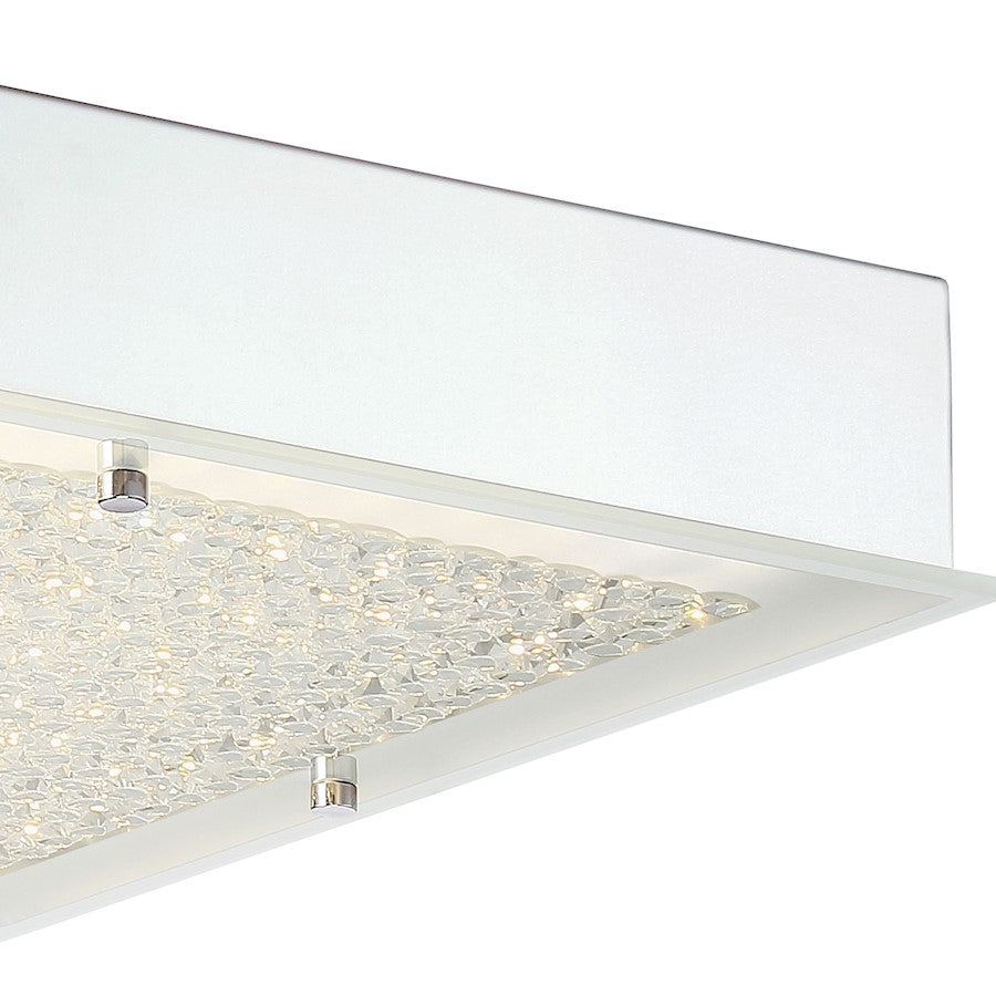 Quoizel Platinum Blaze Light Flush Mount, Medium, Polished Chrome