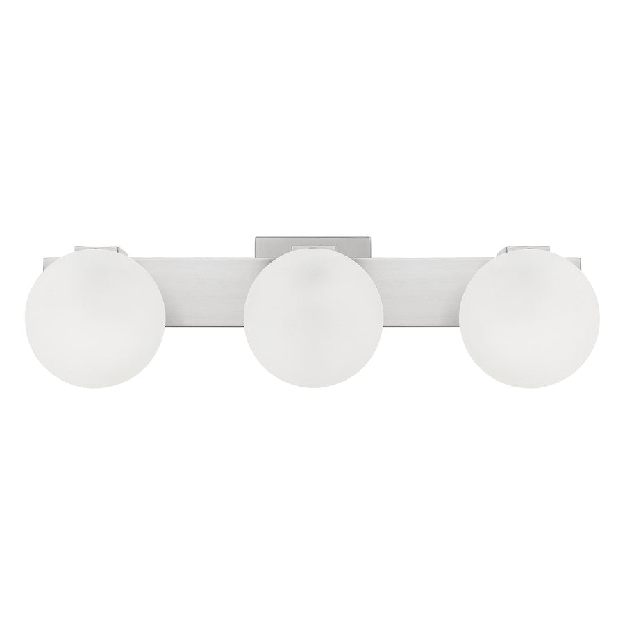 Bathroom Vanity Light, Brushed Nickel
