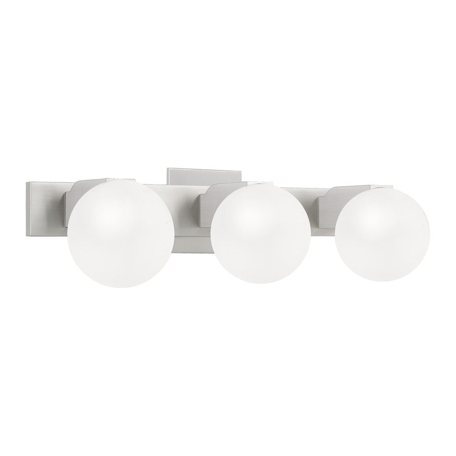 Bathroom Vanity Light, Brushed Nickel