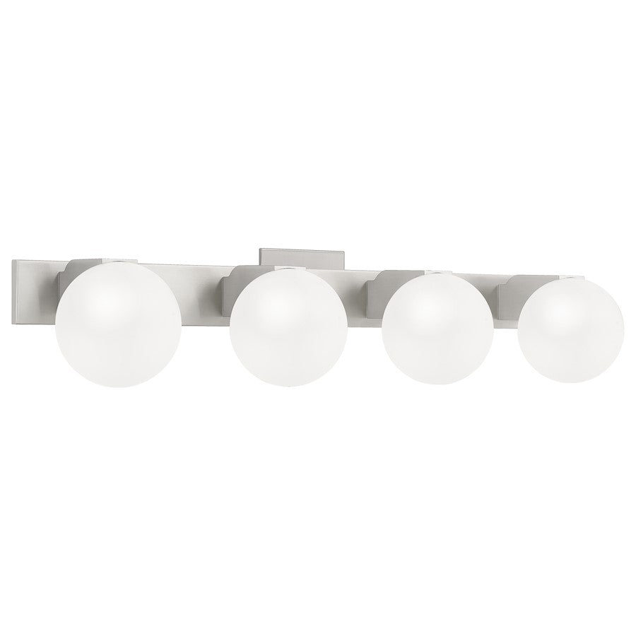 Bathroom Vanity Light, Brushed Nickel