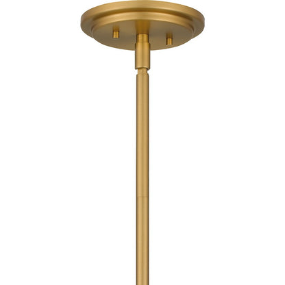 Quoizel Dupree 5 Light Island Light, Brushed Weathered Brass