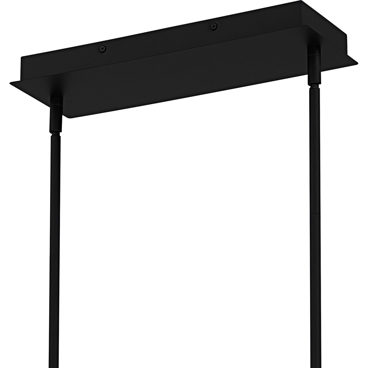 Quoizel Dazzle 48in LED Island Chandelier | Modern Glam Matte Black and Clear Crystal Glass | Kitchen Island & Dining Room | Model PCDZ148MBK
