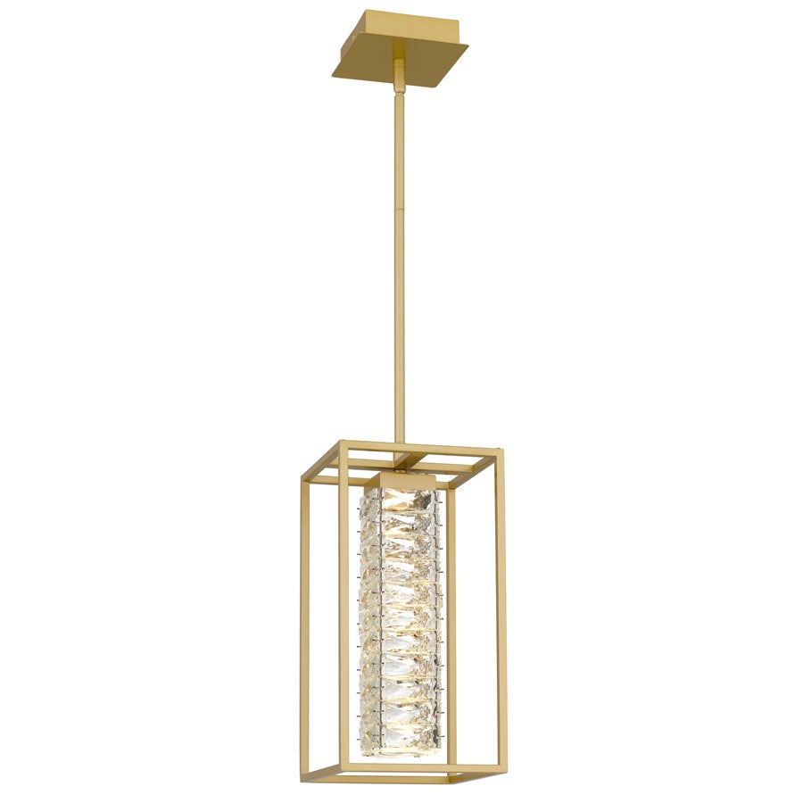 Quoizel Dazzle Integrated LED Soft Gold Mini Pendant, Soft Gold - PCDZ1508SGD