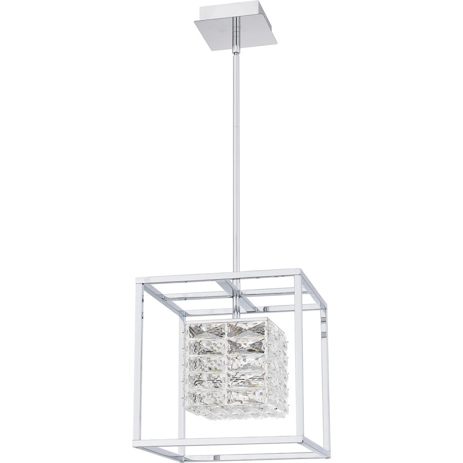 Integrated LED Pendant, Chrome