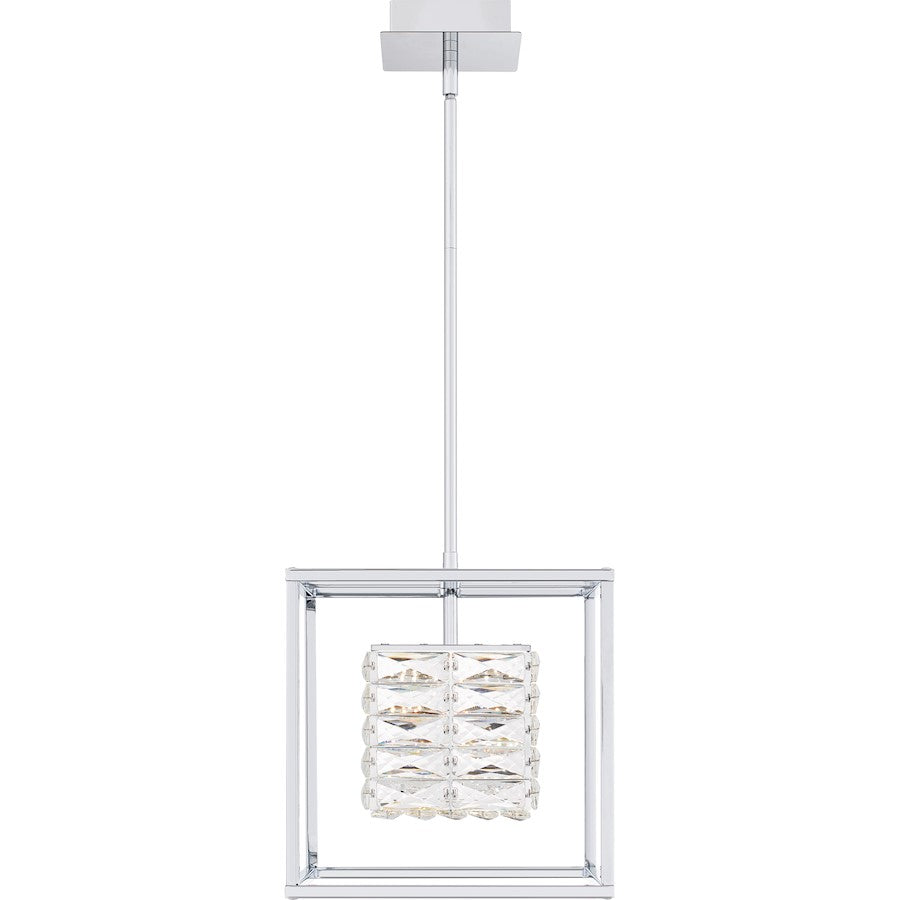 Integrated LED Pendant, Chrome