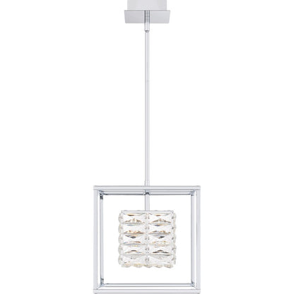 Integrated LED Pendant, Chrome
