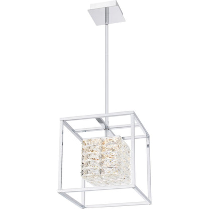 Integrated LED Pendant, Chrome