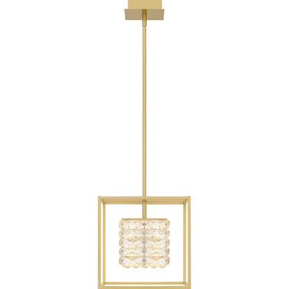 LED Pendant, Soft Gold