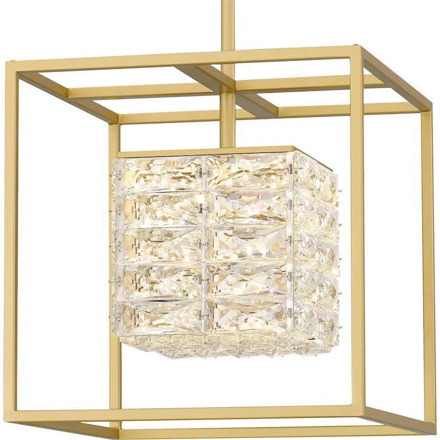 LED Pendant, Soft Gold