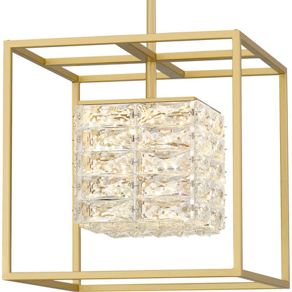 LED Pendant, Soft Gold