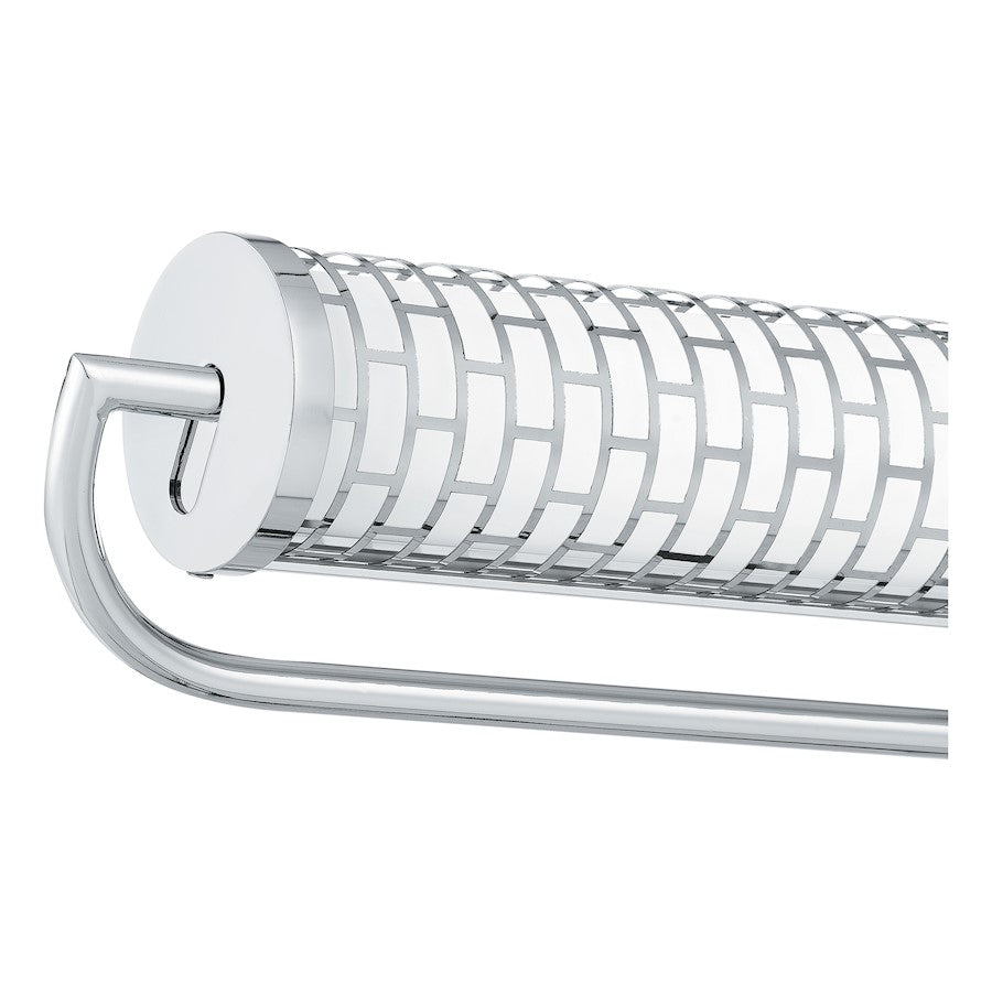 LED Bathroom Vanity Light Light, Polished Chrome