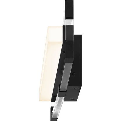 24" Integrated LED Bathroom Vanity Light, Black