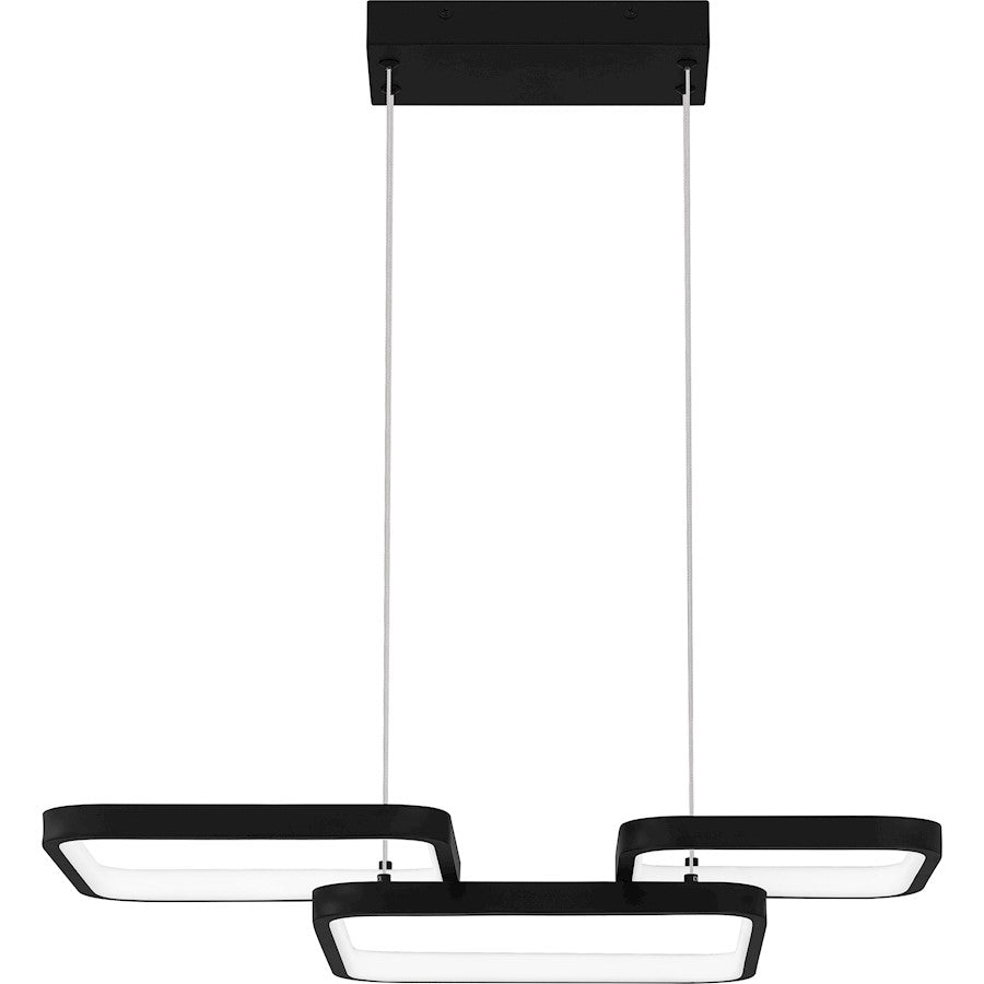 LED Pendant, Matte Black