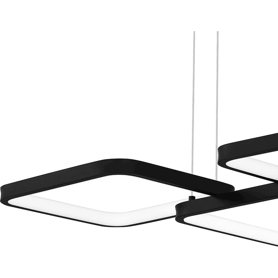 LED Pendant, Matte Black
