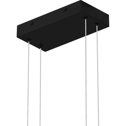 LED Pendant, Matte Black