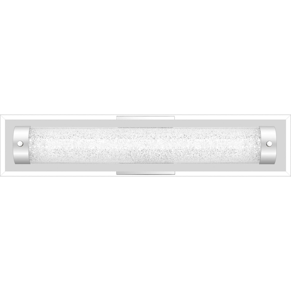 Quoizel Glitz 22in LED Bath Light | Polished Chrome and Clear Crystal Glass | Bathroom Vanity | 21.75 x 3.25 x 4.75 in | Model PCGZ8522C
