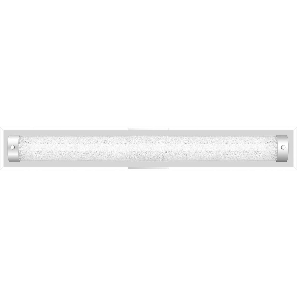 Quoizel Glitz 32in LED Bath Light | Polished Chrome and Clear Crystal Glass | Bathroom Vanity | 31.75 x 3.25 x 4.75 in | Model PCGZ8532C