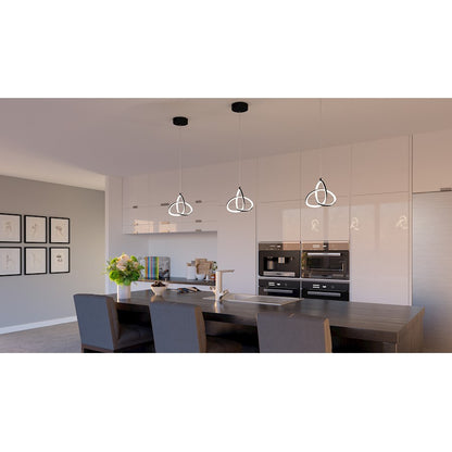 LED Mini Pendant, Matte Black